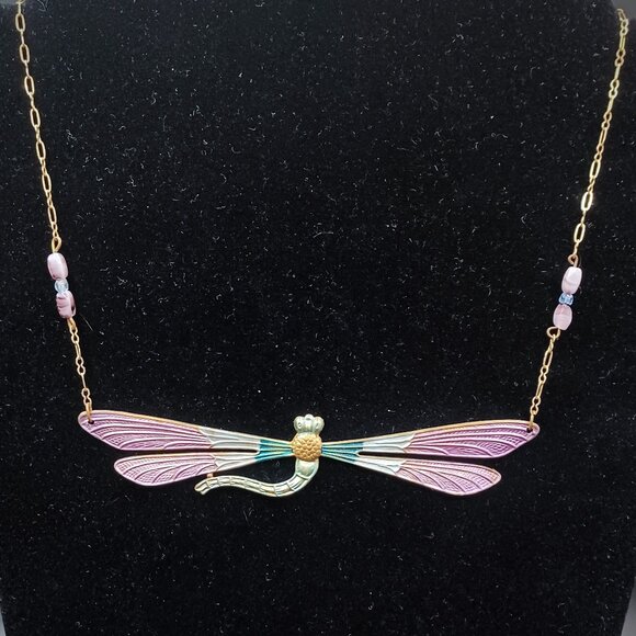 Pididdly Links dragonfly collar necklace - Picture 1 of 5